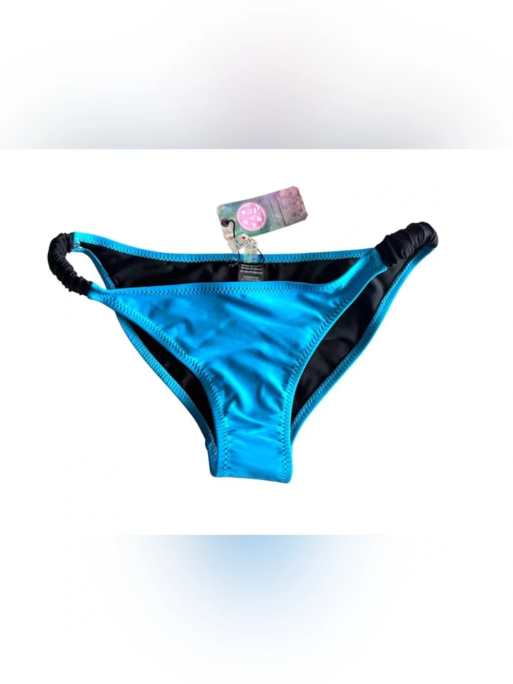 Maui and Sons Women’s Blue Swim Bottoms.  Size L